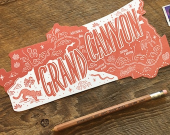 グランドキャニオンポストカード、グランドキャニオン国立公園