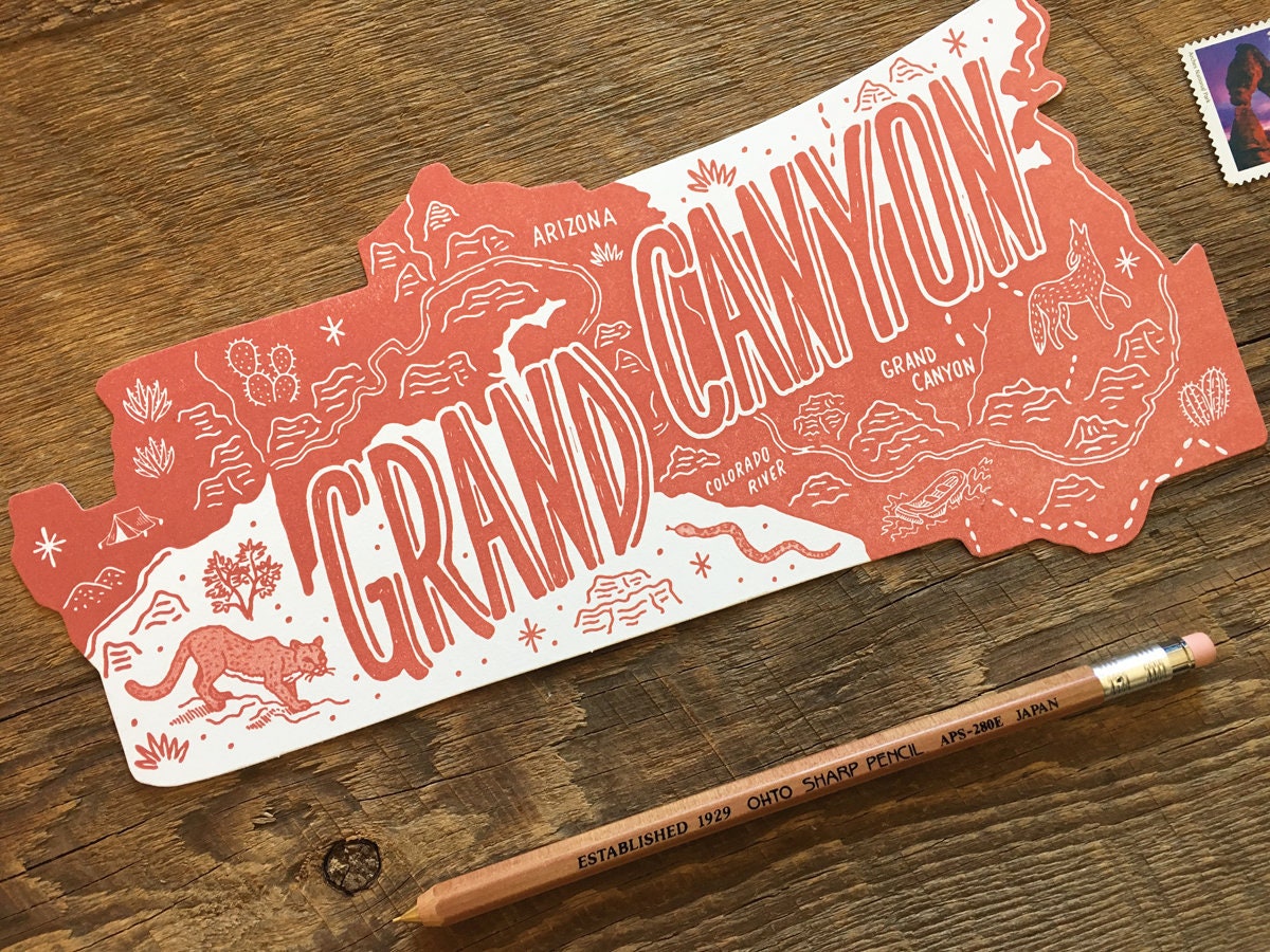 グランドキャニオンポストカード、グランドキャニオン国立公園