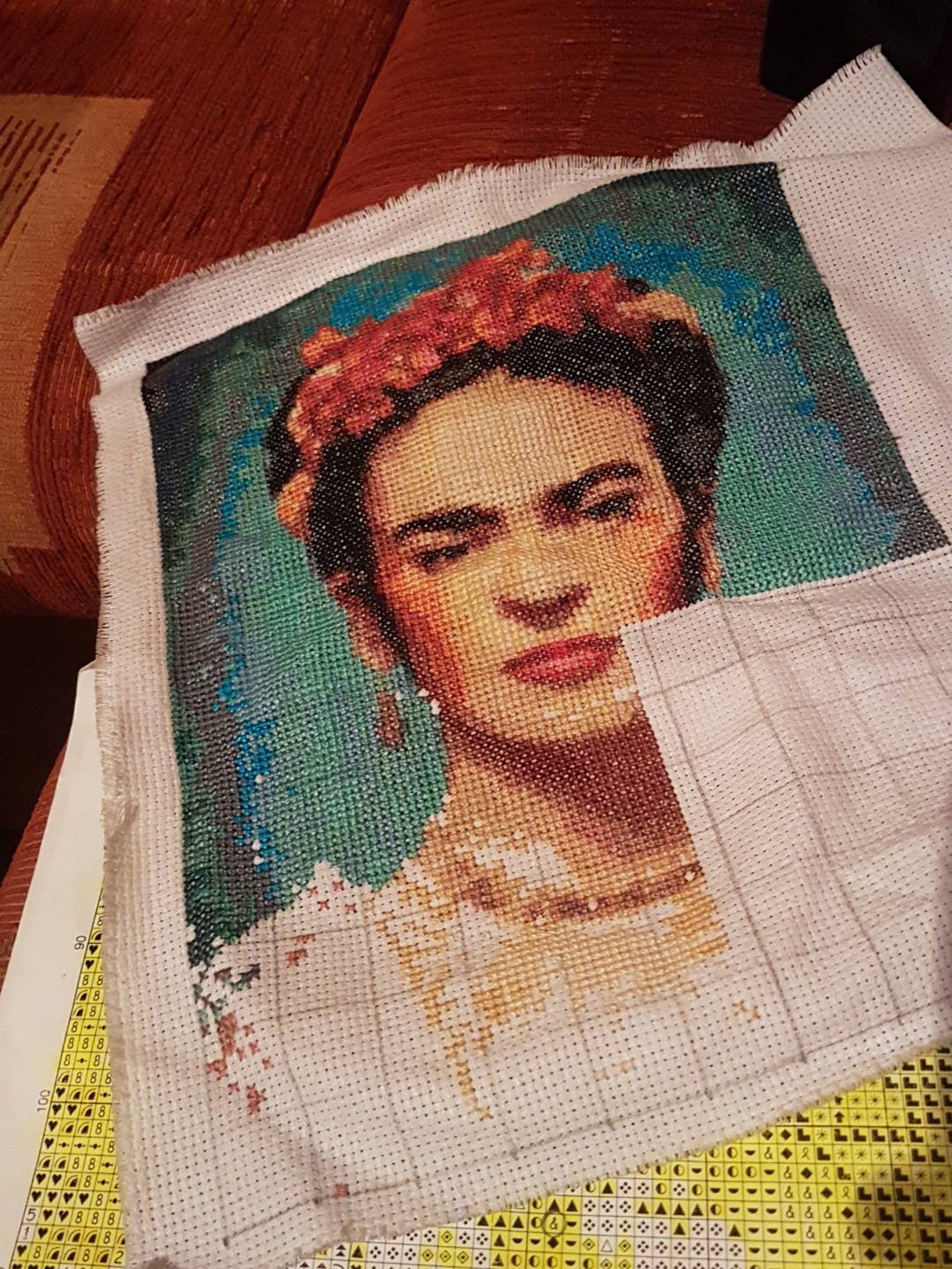 Frida Kahlo Cross Stitch Pattern PDF Instant Download - Etsy