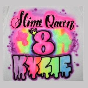 Personalized Slime Birthday T shirt, Slime Party, Slime Birthday, Slime party t shirt, 5th Birthday, 6th Birthday, 7th Birthday, 8th, 9th