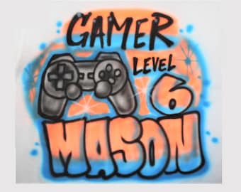 Camiseta de fiesta de videojuegos para cumpleañeros, camiseta de videojuegos, fiesta de videojuegos, fiesta de cumpleaños para niños, camiseta de cumpleaños para niños, fiesta de camiones de videojuegos