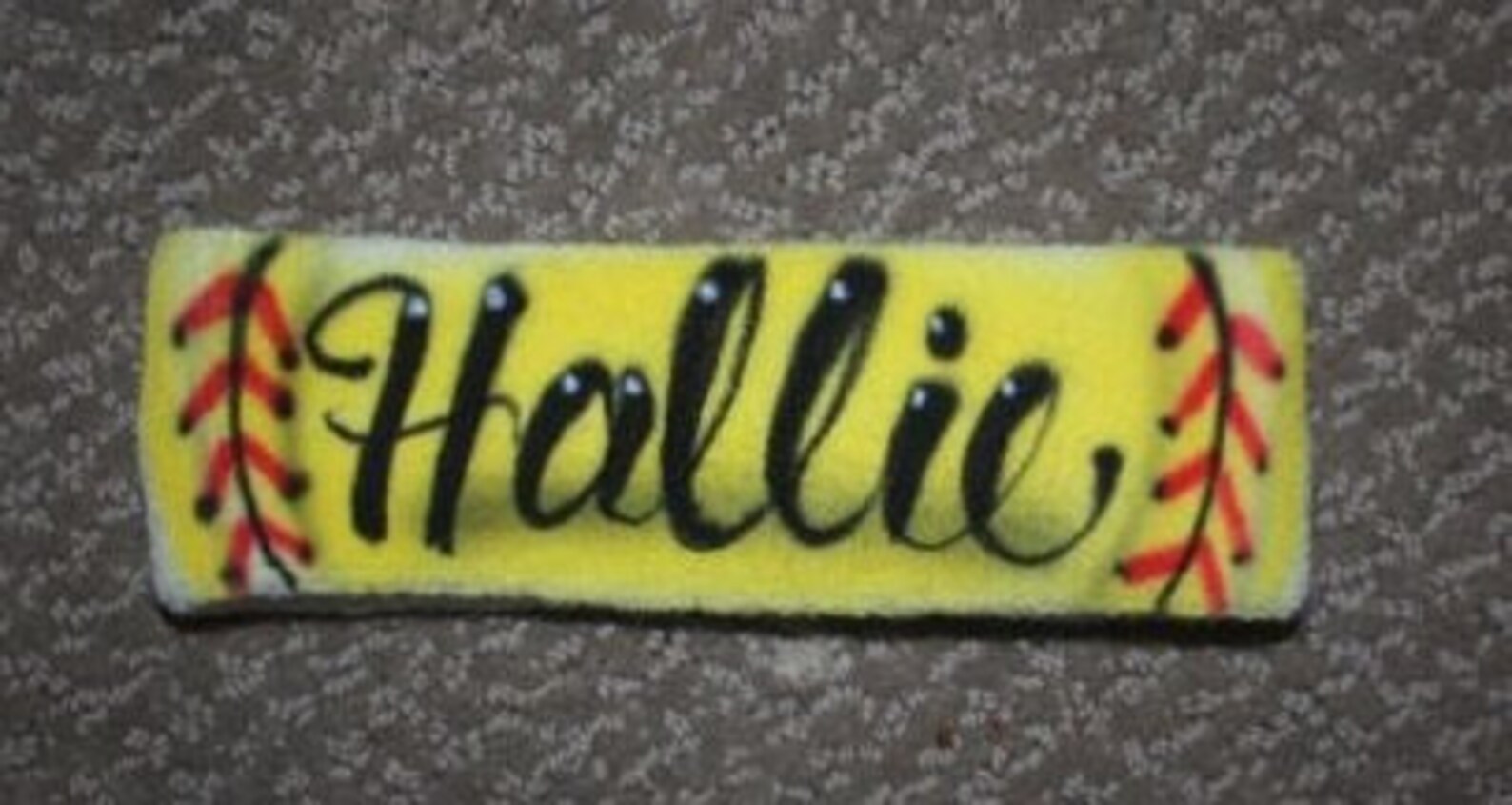 Personalized Softball Sweatband Softball Sweatband Sports Etsy