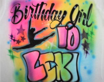 Personalized Dance Birthday Party T Shirt, Dance Birthday, Gymnastics Birthday, Ballet Birthday, Dance team, Dance, Gymnastics, Birthday