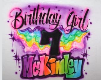 Personalized Birthday Party T Shirt, Girls Birthday Party, Birthday t shirt,  Birthday, Girls Birthday, Birthday Party, Personalized, Party