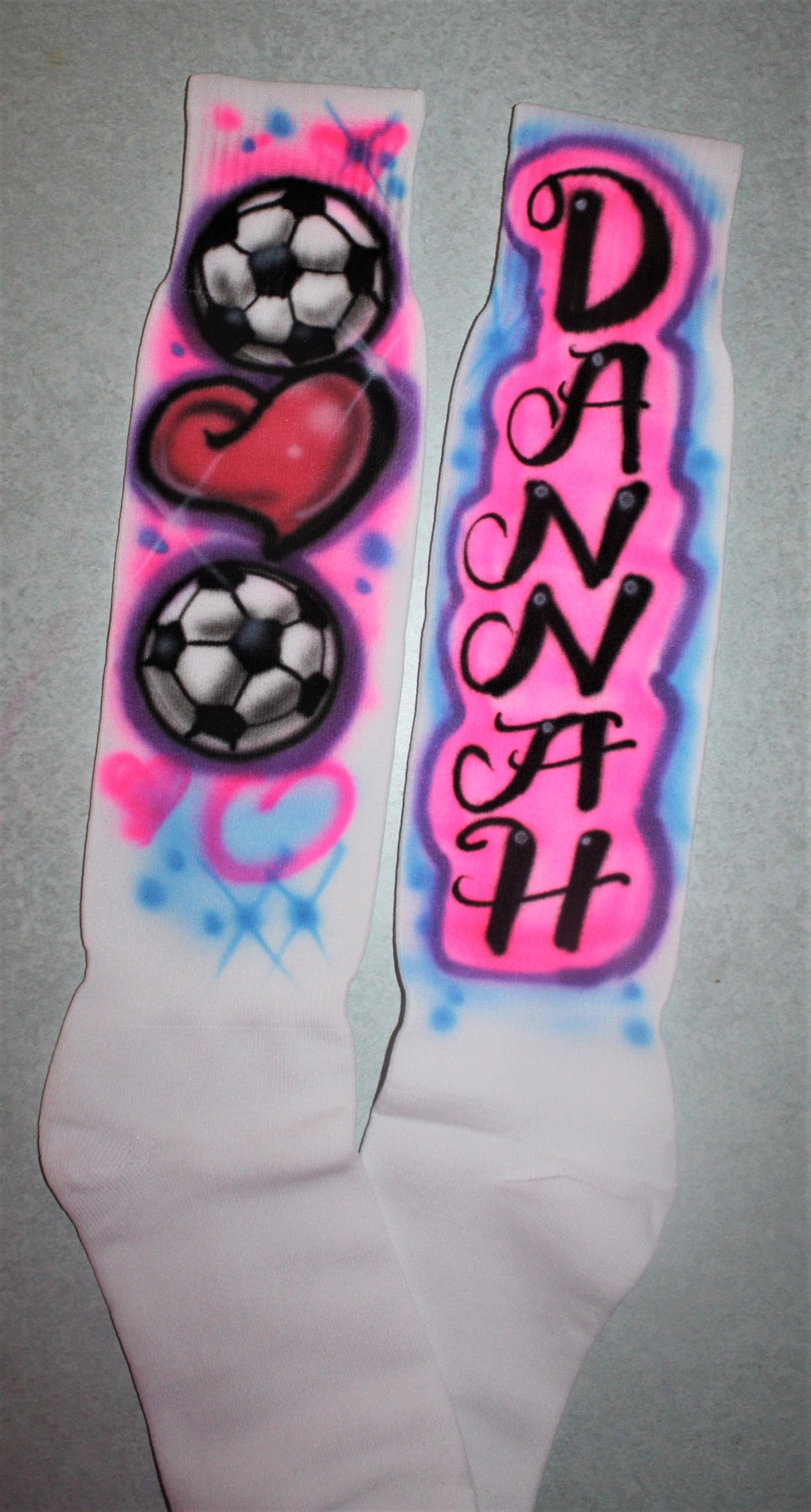 Personalized Soccer Socks, Soccer Socks, Sports Socks, Soccer Ball