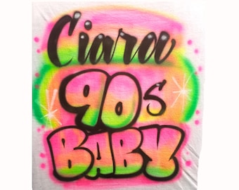 Personalized Birthday Party T Shirt, Birthday Shirt, 90's party, 90's birthday shirt, 90's birthday, 90's baby, 90's girl, 90's shirt, 90's