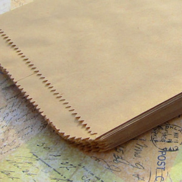 Kraft Merchandise Bags (25 ct) - 5 x 7.5 Flat Bag - Brown Merchandise Bags - FDA approved