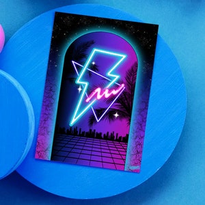 Neon Arcade A6 - Impression d'art