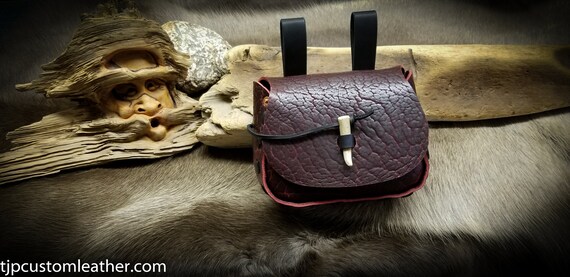 Leather Belt Pouches for Festivals, Ren Faires, Fantasy, LARPing, etc.