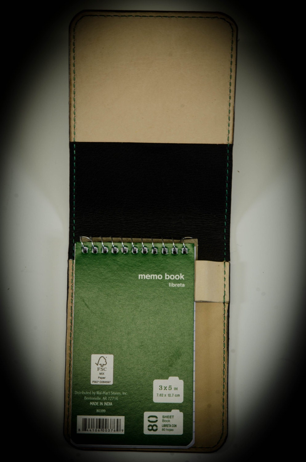 Leather Notepad Case With Pen Holder Etsy Ireland