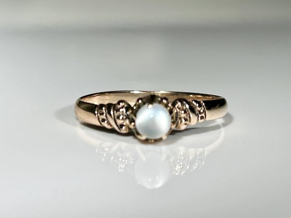 Antique Large Ruby Rosebud Ring Victorian Era in … - image 7