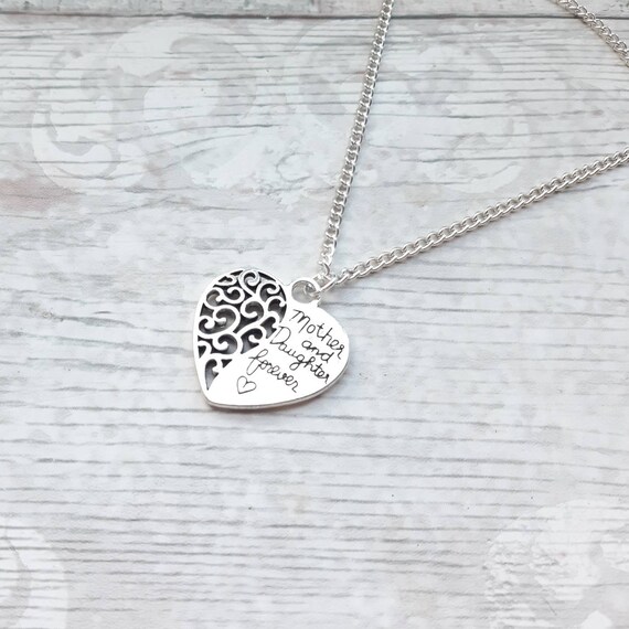 mum heart necklace