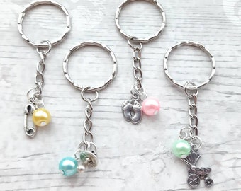 Chaveiros para chá de bebê, chaveiros para revelação do sexo do bebê, lembrancinhas para chá de bebê, presentes para festa de bebê, lembrancinhas para festa, presente para mamãe, chaveiro para mamãe