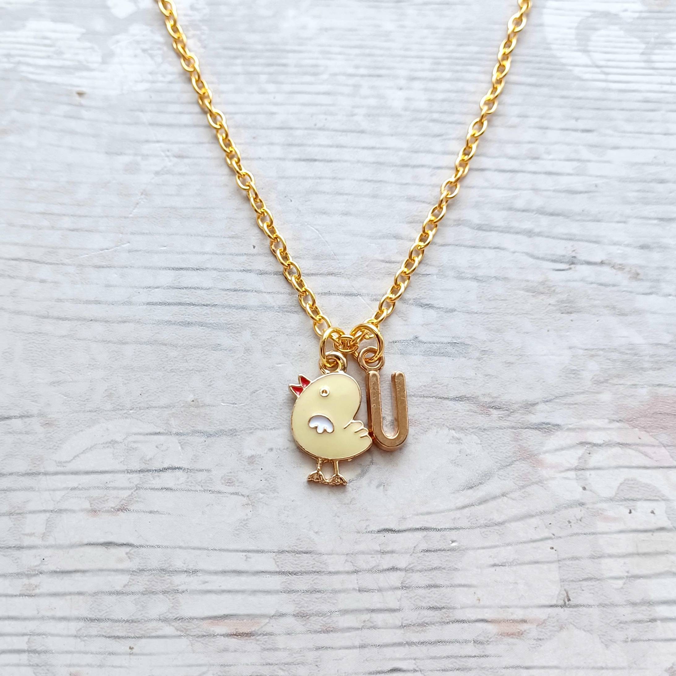 Gold store chick necklace