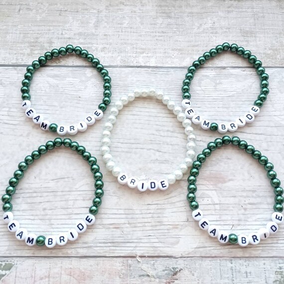 Braccialetti Da Sposa Per La Squadra - Set Da 16 Con Scritte Dorate, Ideale Per Addio Al Nubilato - Foto 8