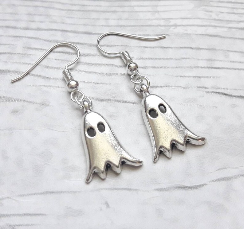 Spooky Ghost Earrings Halloween Jewellery Gothic Earrings - Etsy