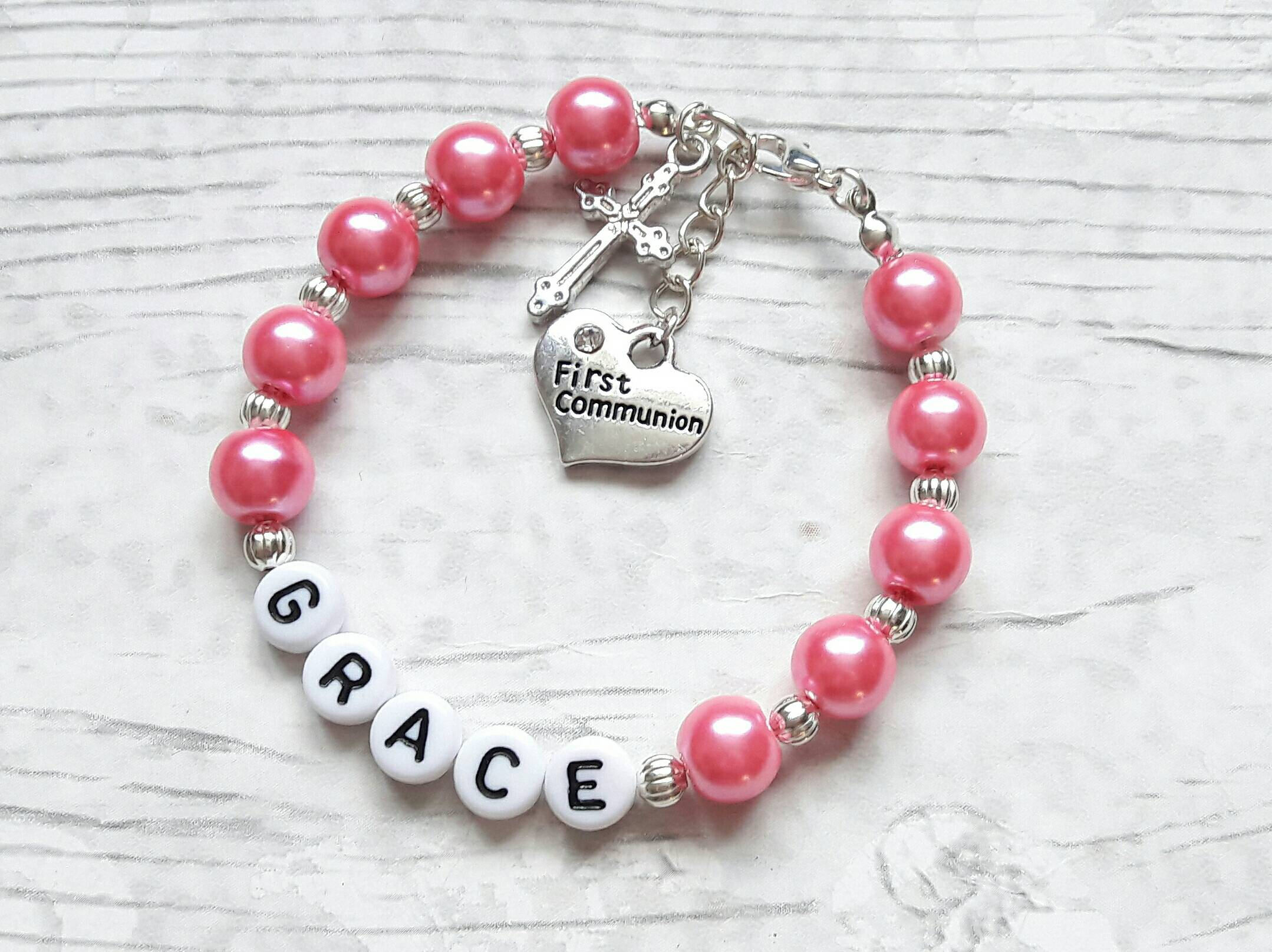 Personalised hotsell communion bracelet
