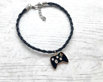 Game Controller Armband, Gaming Liebhaber, personalisierte Gamer Schmuck, Retro Geschenke für Teenager, Geschenk zum Vatertag, Geschenke für Jungen