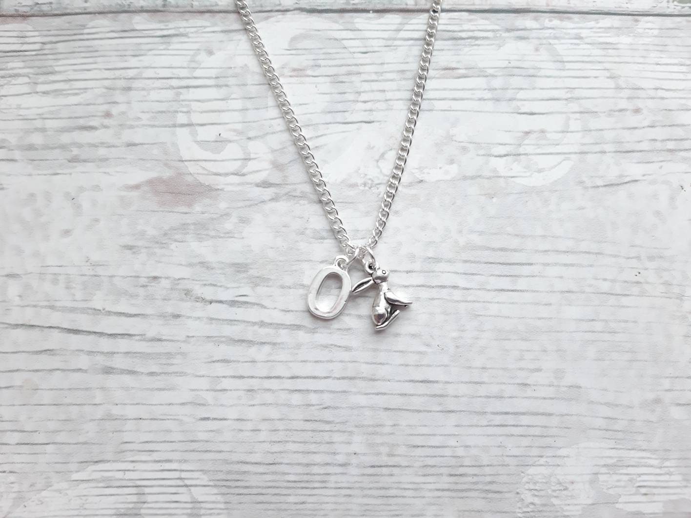 Rabbit necklace easter jewellery bunny necklace easter | Etsy