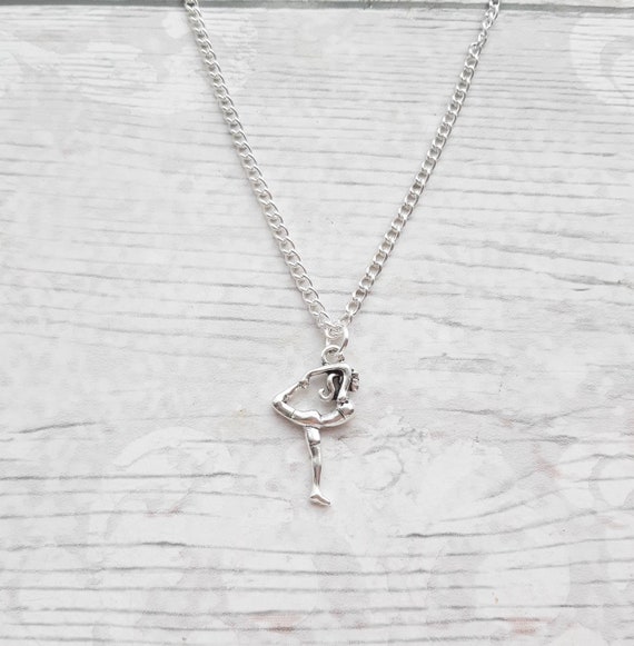 Gymnastic Necklace Gymnast Jewellery Sports Team Jewelry Etsy