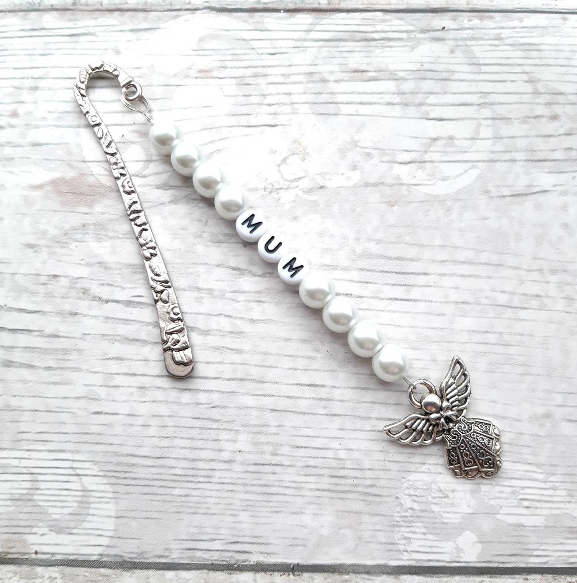 Angel Bookmark, Guardian Angel Page Marker, Metal Bookmark, Book Lover ...
