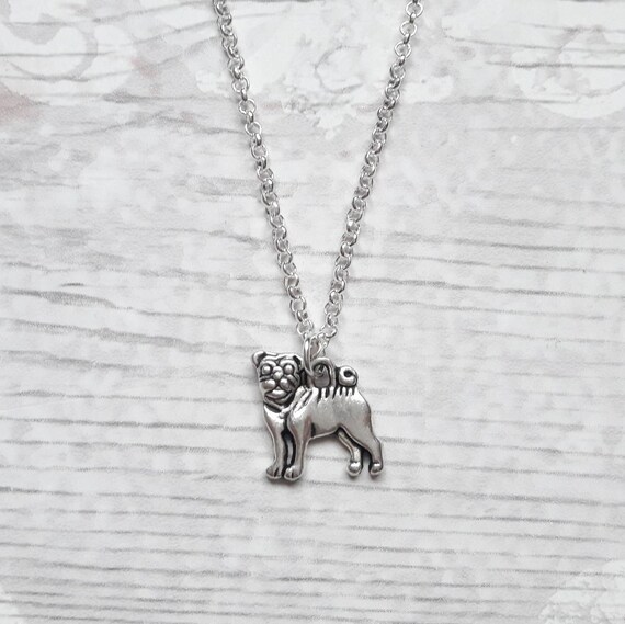BLEOUK Dog Necklace Dog Lover Gift for Women Friend Dog Jewelry Dog Owner Gifts Personalized Pet Gifts Cute Pet Dog Pendant Necklace Dog Mom Gift