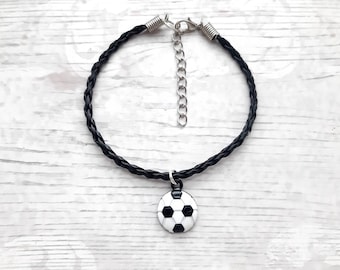 bracciale calcio, regalo pallone da calcio, regalo festa del papà, regali per lui, mamma calcio, gioielli sportivi