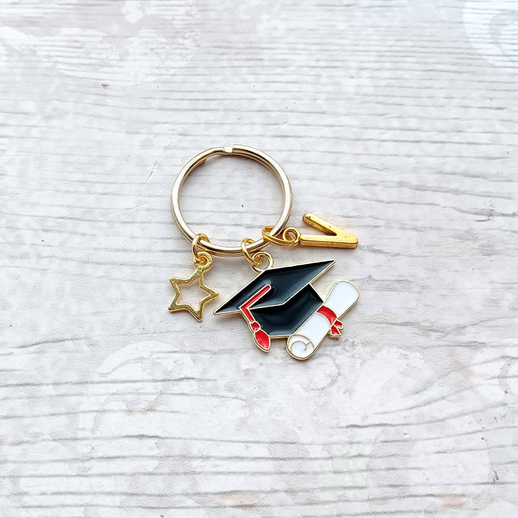 Graduation Keyring Graduation Keyring, Graduate Keychain, Cap Bagcharm, Leavers Present ...