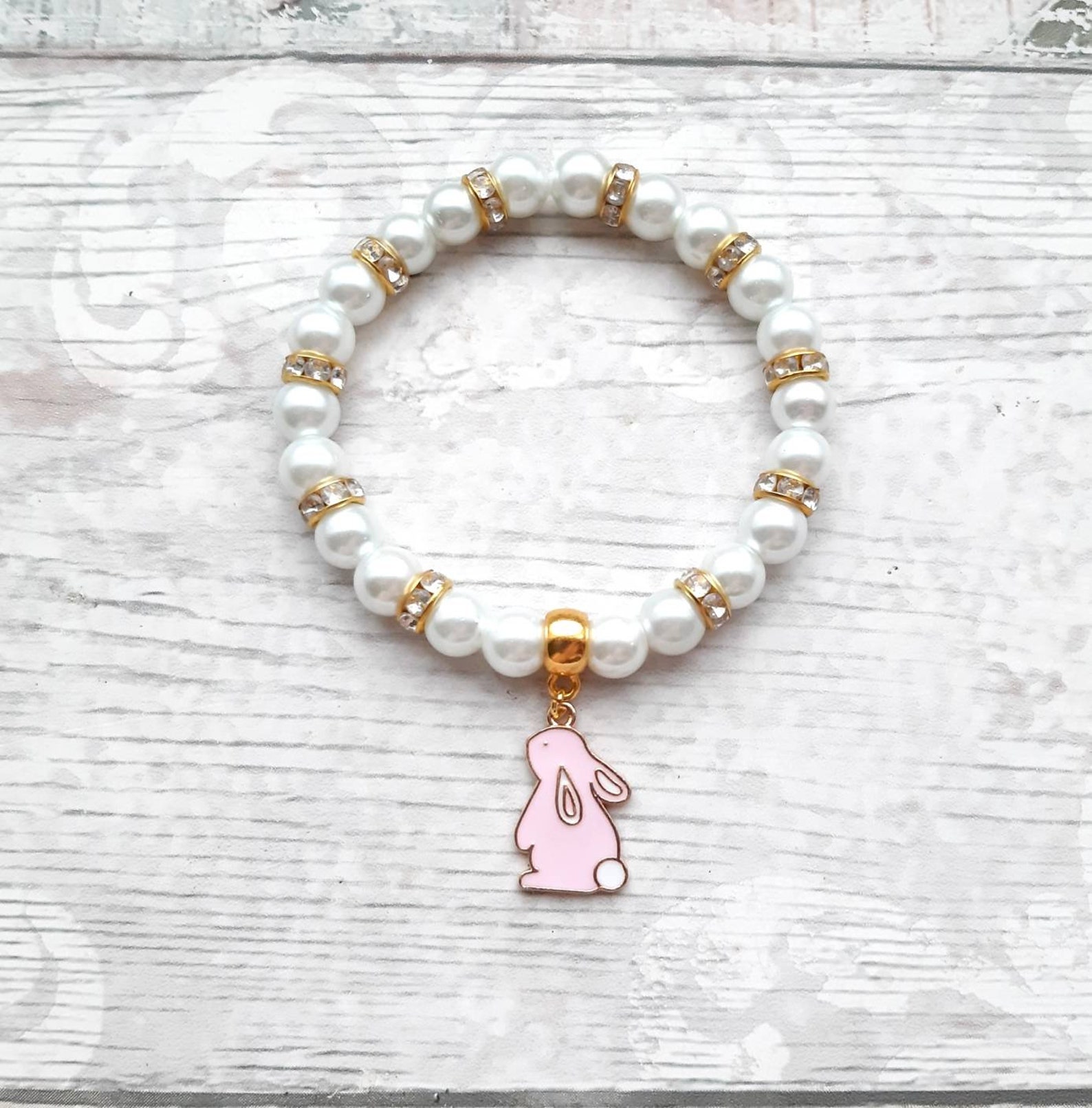 Rabbit Bracelet Easter Jewellery Bunny Bracelet Easter | Etsy