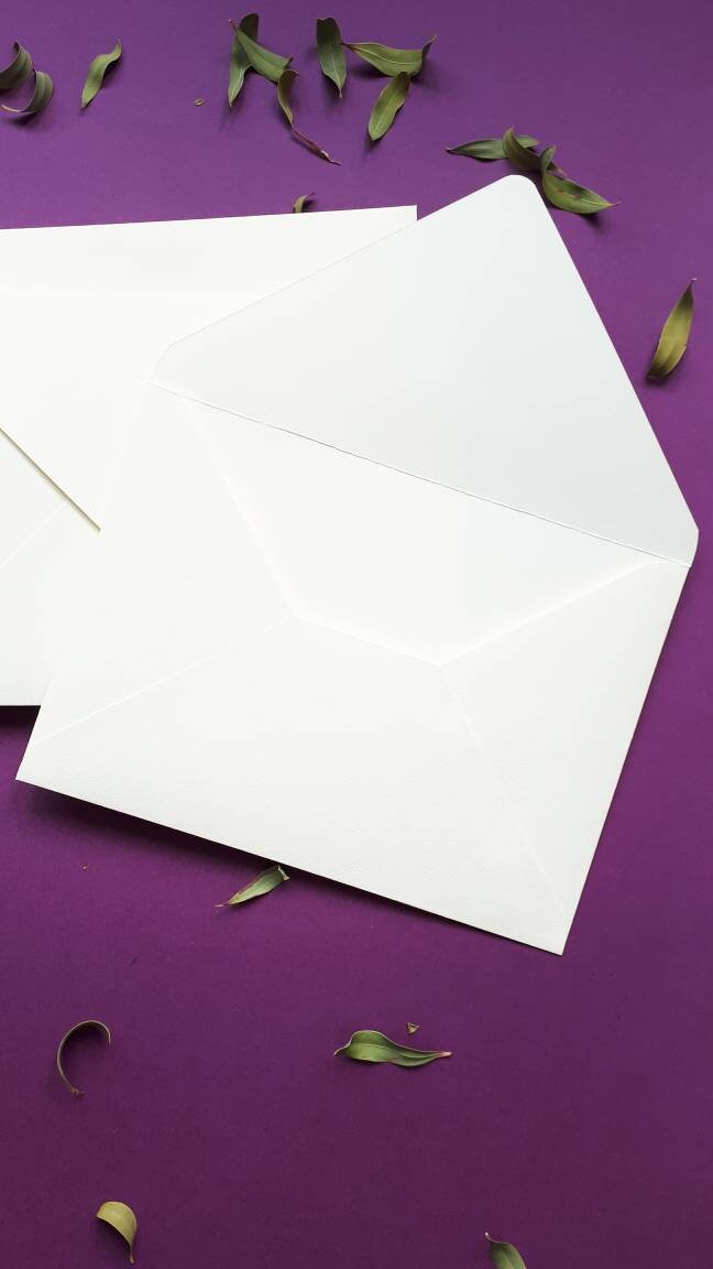 Hochzeitsumschläge aus Elfenbein / C5 Umschläge / | Etsy