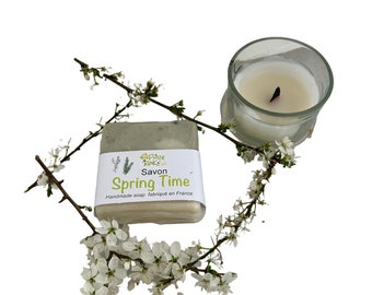 Springtime natural soap - to bring your garden in to your house