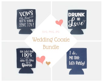 Download Wedding Koozie File Etsy
