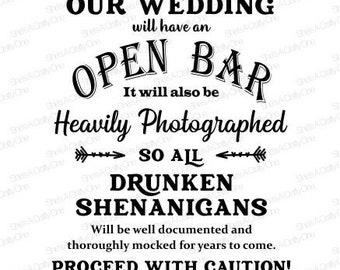 Free Free Wedding Bar Menu Svg 909 SVG PNG EPS DXF File
