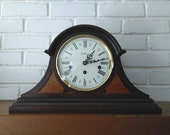 Restored, Mantel Chock, Tambour Chiming Clock, Westminster, Whittington, St. Michael, Howard Miller Clock