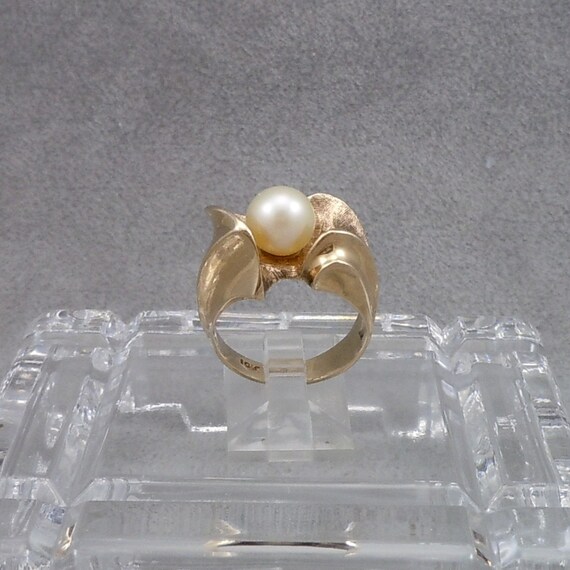 Vintage, Pearl Ring, Japanese, Cultured Pearl Ring