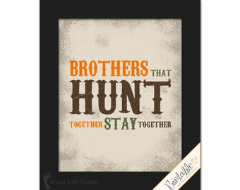 Printable Hunting Theme If It S Brown It S Down Etsy