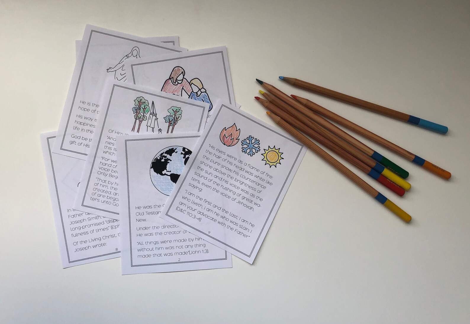 The Living Christ Memorization Cards Church of Jesus Christ | Etsy
