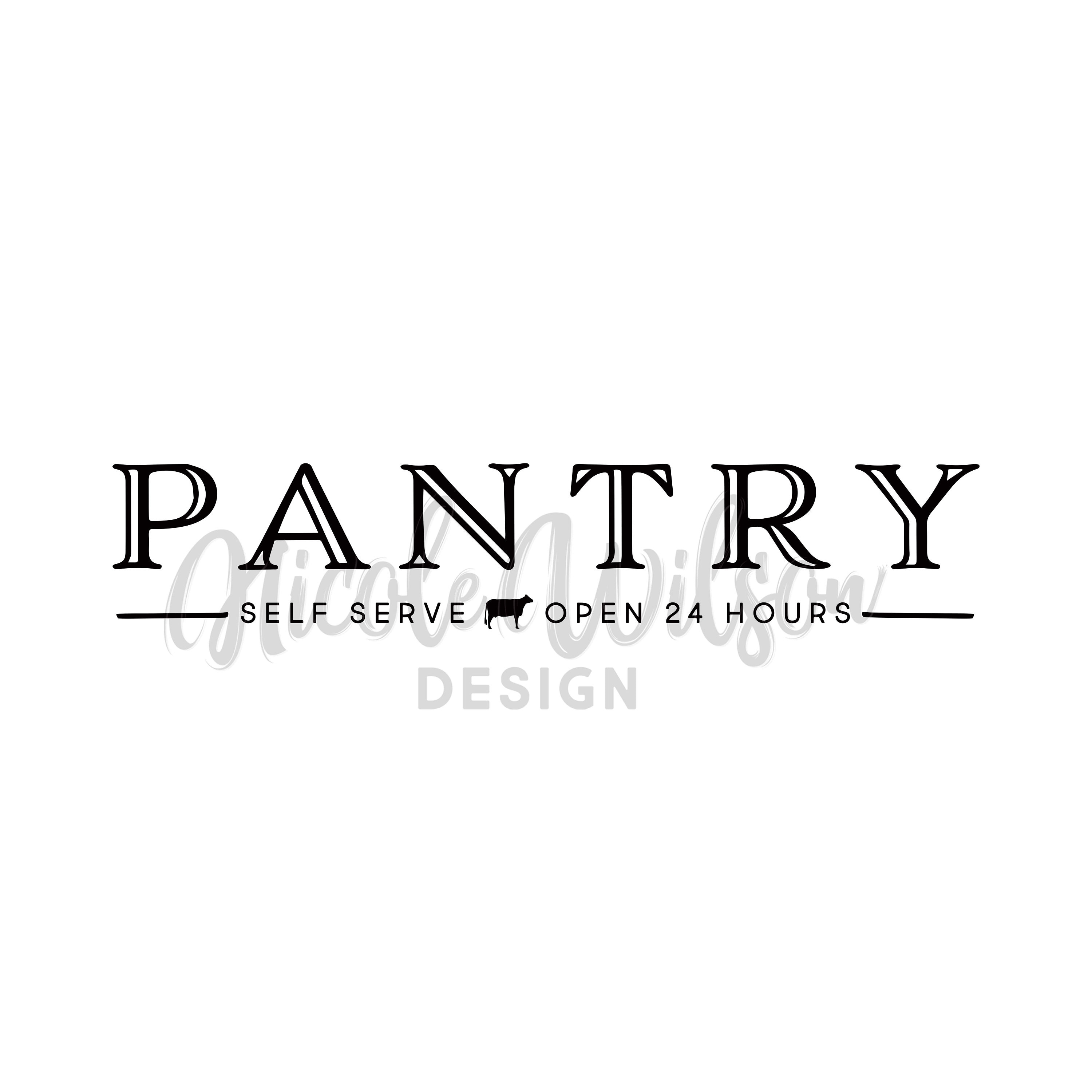 Pantry Sign, Pantry Door Hanger, Pantry Decor, Pantry Door