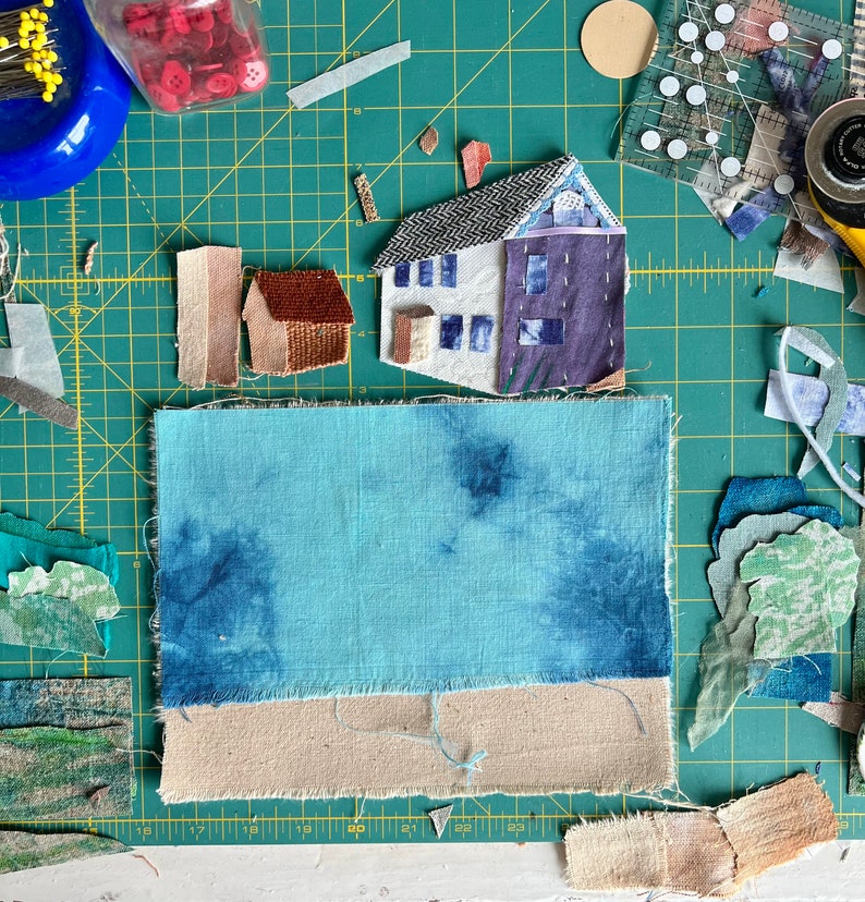 Virginia Woolf's Monk House Slow Stitched Textile Etsy