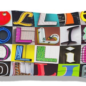 Personalizada de funda de almohada con OLLIE en cartas de la muestra; Fundas de almohada personalizadas; Decoración del dormitorio adolescente; Funda de almohada fresca; Ropa de cama