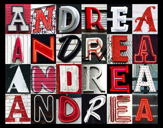 Andrea Graffiti Letters