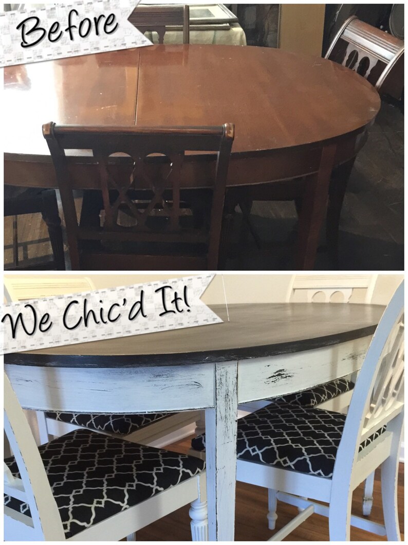 Customize your dining set Shabby Chic tables with Etsy