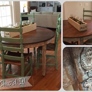 Shabby Chic Dining Chairs - Etsy