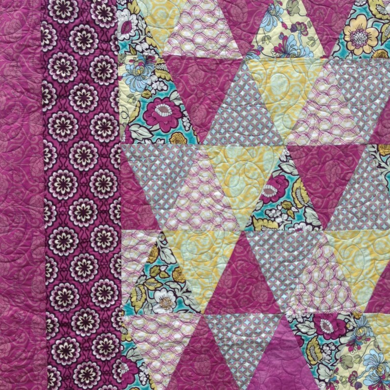 Handmade QuiltUnique Teen Birthday Quilt Purple Quilt Gift Etsy