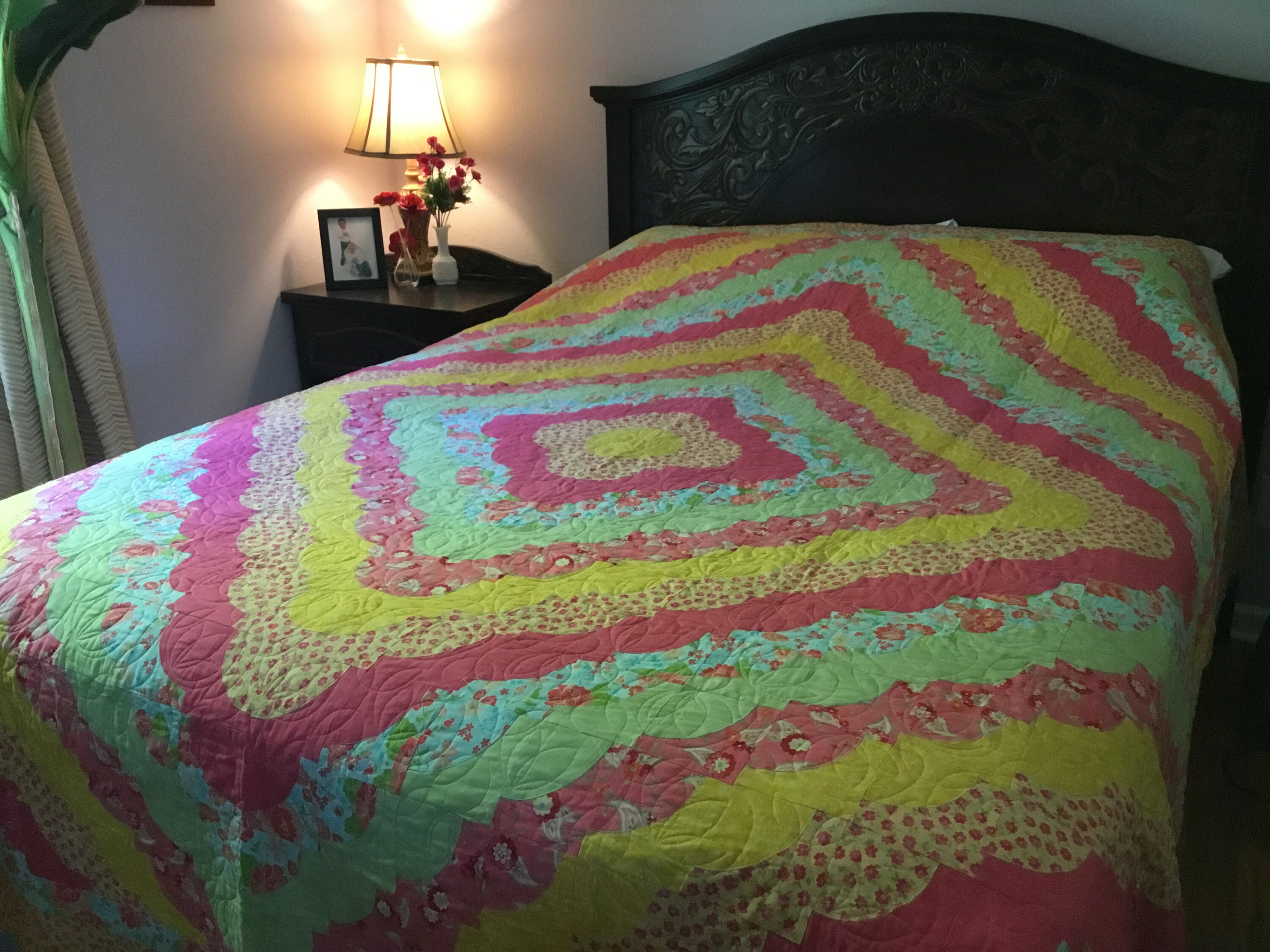 Quilt Spring Time Handmade Queen Quilt-springtime Quilt-gift for Her- Birthday Gift ...