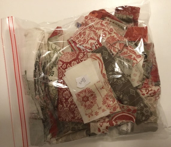 Fabric scraps for crafts | Christmas Cotton Scraps
