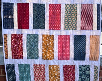 Homemade Vintage Quilt Throw Gift | Lori Holt Americana Quilt Throw