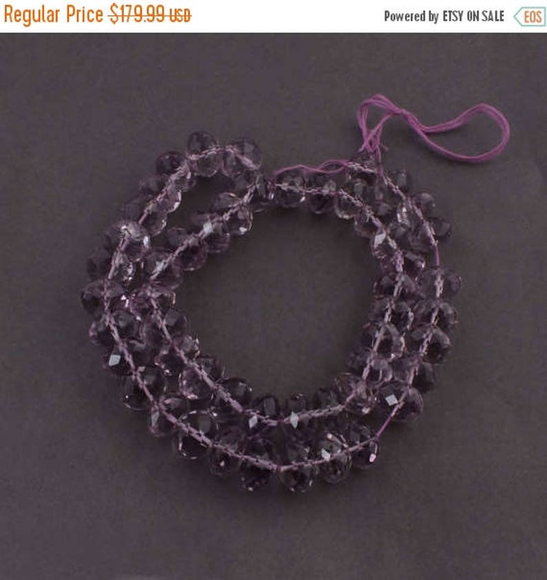 Pink Amethyst Rondelle Beads 12mm-14mm 16.5 Inches BR1481 1 Strand Pink Amethyst Faceted Rondelle