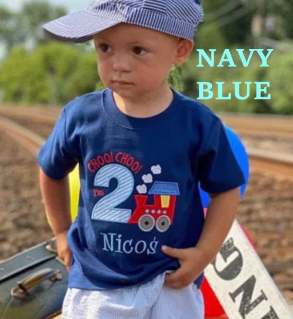 Kids I'm Two Train 2nd Birthday T Shirt Boy Toddler 2 Train Gift Kids I'm Two Train 2nd Birthday T Shirt Boy Toddler 2 Train Gift
