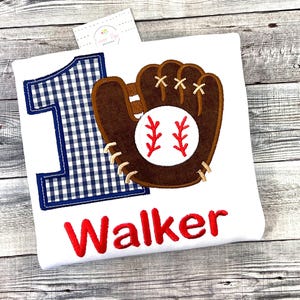 Baseball 1st Birthday Shirt: Rookie of The Year, Any Age